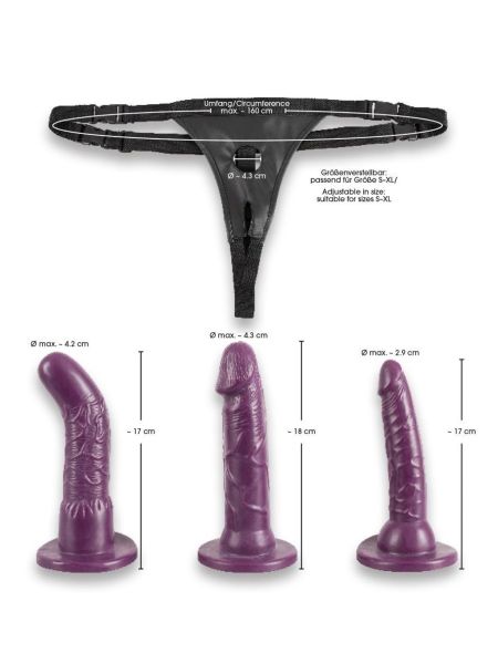 Majtki z penisem x3 realistyczny punkt G analny - 12