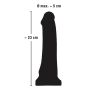 Dildo naturalne z wibracjami pilotem przyssawką 23 cm - 15