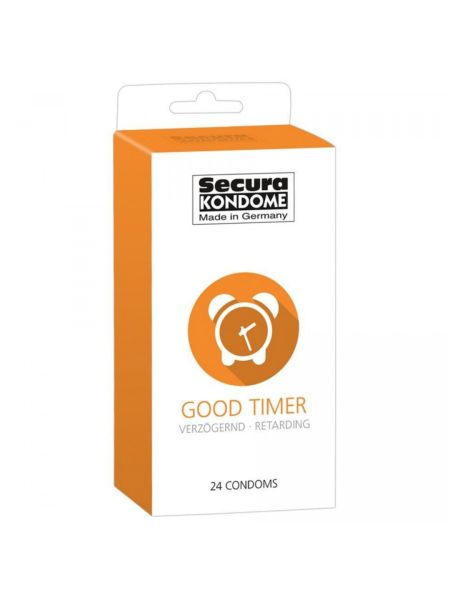 Prezerwatywy opóźniające Secura Good Timer 24szt - 2