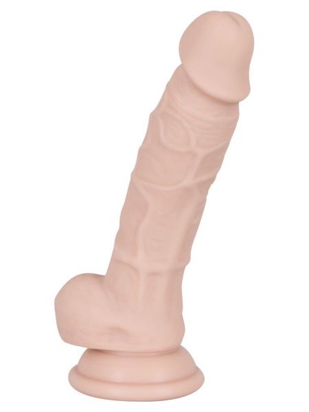 Grube dildo penis realistyczne przyssawka 18cm - 4