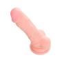 Dildo realistyczne penis prawdziwy naturalny 18 cm - 9