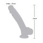 Duże grube dildo z przyssawką realistyczne 24cm - 13