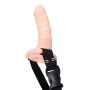 Puste dildo na paskach proteza penis wibrator 17cm - 6