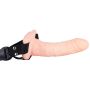 Puste dildo na paskach proteza penis wibrator 17cm - 11