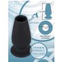 Korek plug analny tunel z otworem silikonowy 7cm - 12