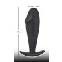 Ergonomiczny korek analny mini penis 10cm - 14