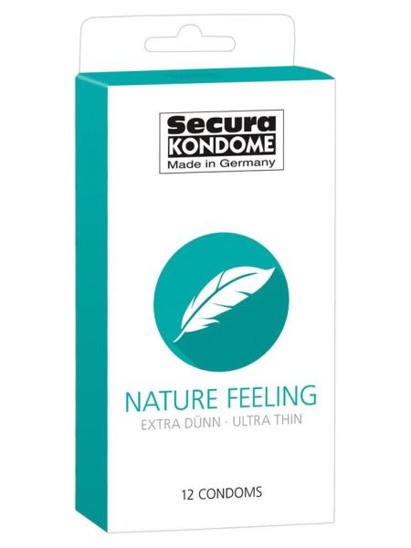 Prezerwatywy cienkie delikatne Secura Nature 12szt - 2