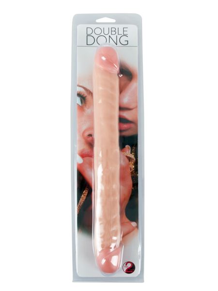 Dildo podwójne dwustronne realistyczne penis 33 cm - 9