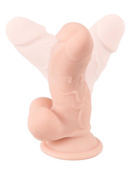 Dildo wyginane penis realistyczny sex członek 17cm - 7