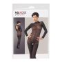 Catsuit bodystocking siateczka otwarty krok M/L - 2