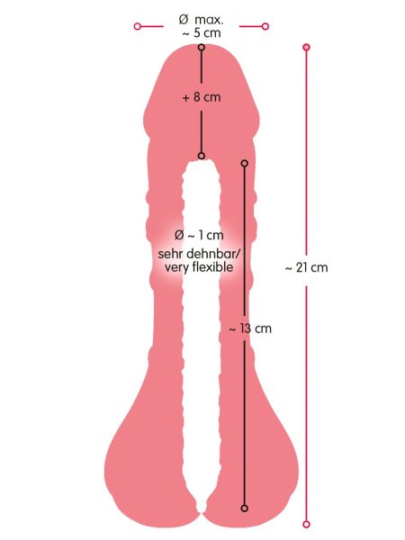 Przedłużka penisa masturbator 2w1 realistyczny - 17