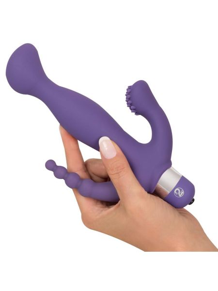 Wibrator masażer wagina łechtaczka anal 20cm 5trybów - 5