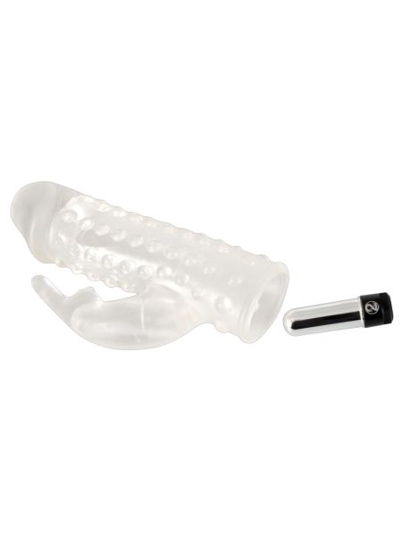 Penis Sleeve with Clitoris Stimulator - 12