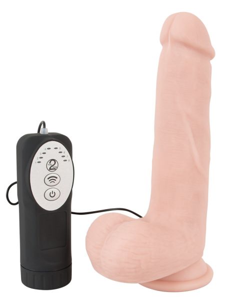 Penis realistyczny z jądrami rotacja 8trybów 21cm - 12