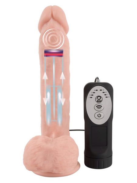 Dildo realistyczne posuw przyssawka 8trybów 21cm - 5