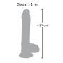 Dildo realistyczne posuw przyssawka 8trybów 21cm - 17