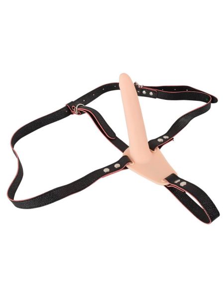 Wibrator strap-on uprząż paski 10 trybów 15cm - 7