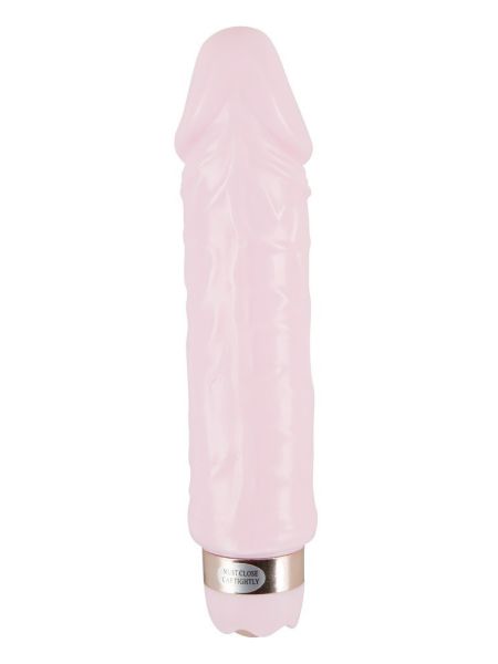 Realistyczny podręczny wibrator członek penis 16cm - 3