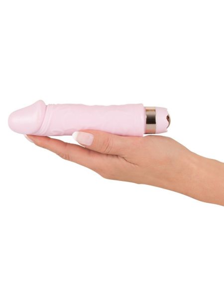 Realistyczny podręczny wibrator członek penis 16cm - 4