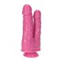 Dildo do podwójnej penetracji analne waginalne 18cm - 6