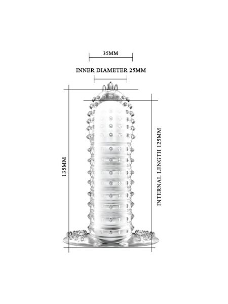 Nasadka na penisa powiększająca stymuluje kobietę - 3