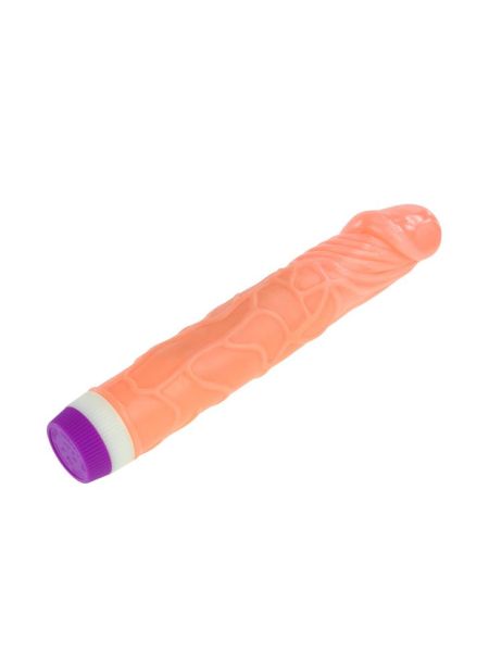 Penis z główką i żyłami realistyczny wibrator 22cm - 3