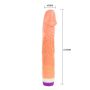 Penis z główką i żyłami realistyczny wibrator 22cm - 5