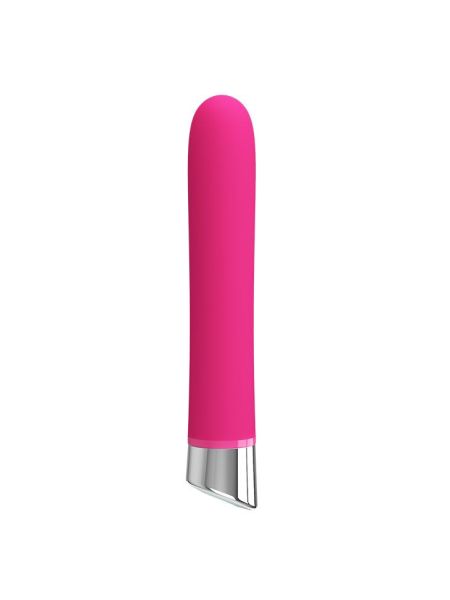 Klasyczny smukły wibrator sex masażer 12trybów 16cm - 2