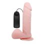 Gruby wibrator realistyczny penis przyssawka 19cm - 2