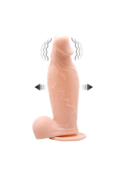 Realistyczny powiększany penis dildo przyssawka 19 - 2