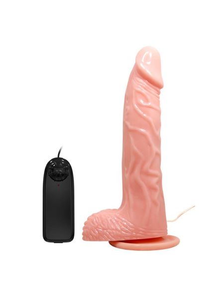 Dildo na przyssawce z rotacją obrotami sex 20cm