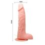 Dildo na przyssawce z rotacją obrotami sex 20cm - 6