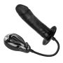 Dildo pompowane realistyczny penis czarny 16cm - 5