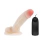 Realistyczny wibrujący penis jądra przyssawka 18cm - 2