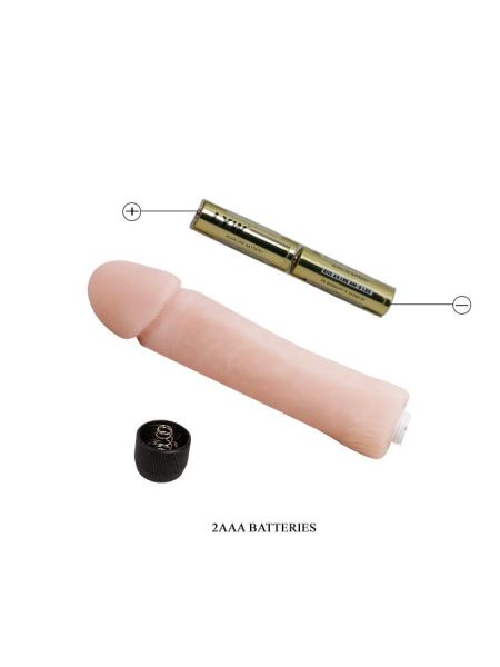 Duży gruby wibrator realistyczny sex penis 26cm - 5