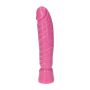 Różowy realistyczny penis w spiralne żyły 10,5cm - 2