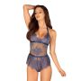 Erotyczne sex body koronka Obsessive Flowlace S/M - 2