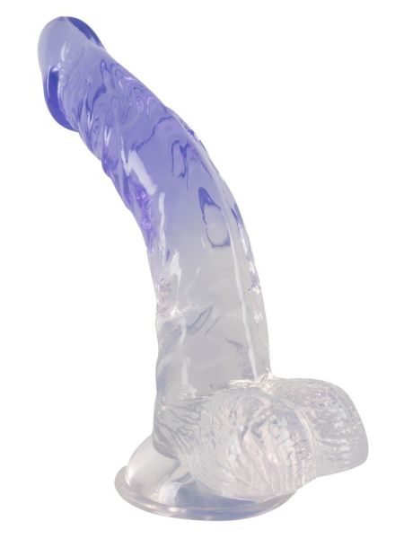 Clear Curved Dildo - 2