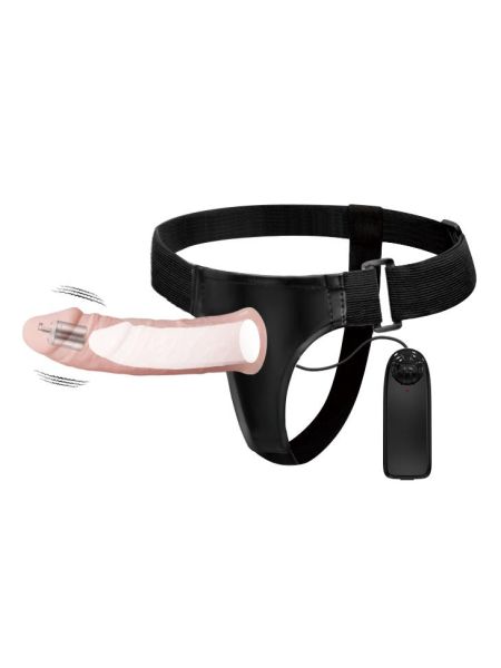 Proteza penisa dla mężczyzn wibrator strap-on 15cm - 4