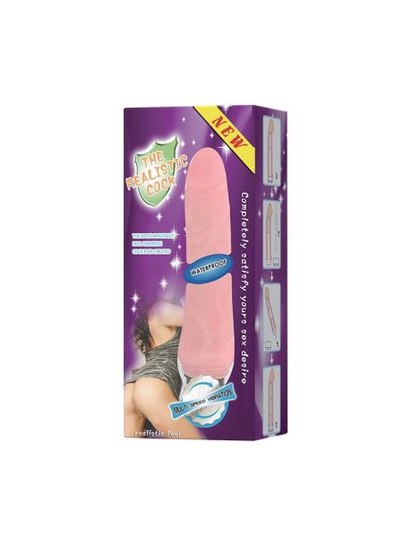 Realistyczny wibrator naturalny jak penis 20cm - 13