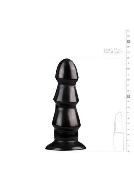 Dildo All Black 17 cm - 4