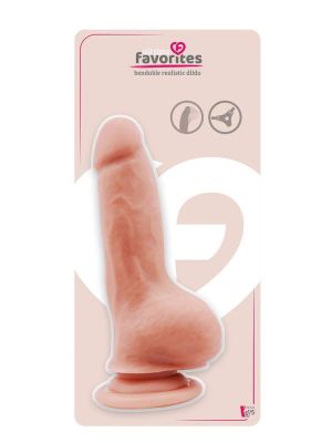 ALL TIME FAVORITES BENDABLE DILDO FLESH - image 2