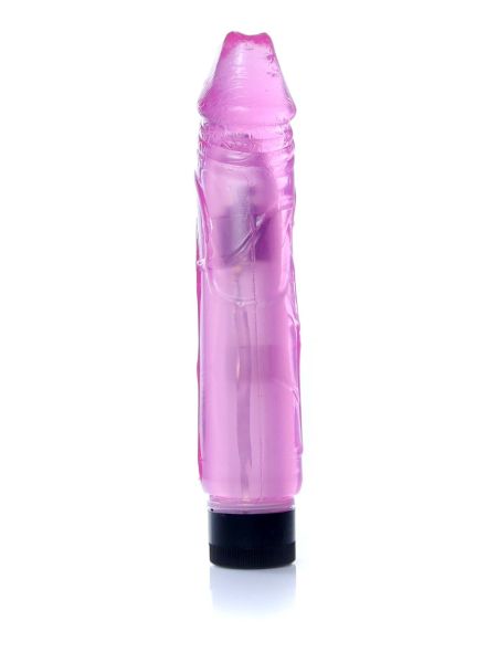 Wibrator realistyczny jak penis naturalny 22cm fioletowy - 3