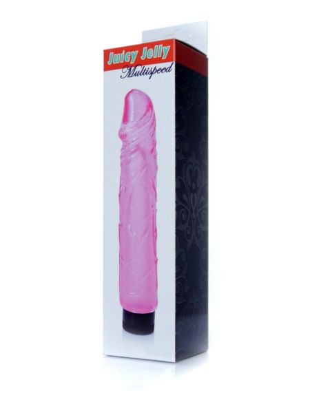 Wibrator realistyczny jak penis naturalny 22cm fioletowy - 6