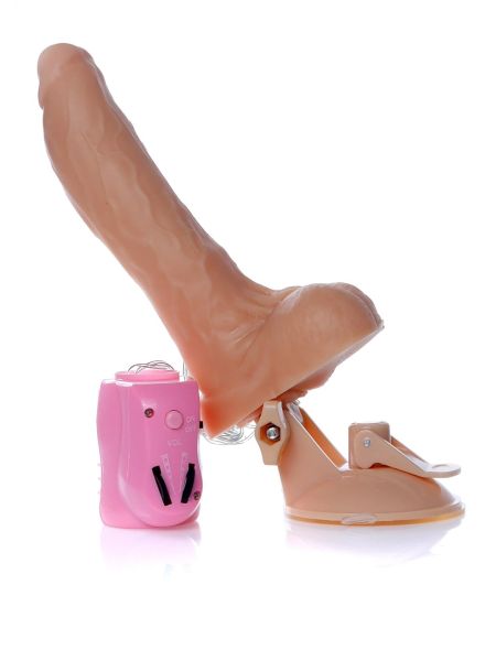 Dildo penis na przyssawce obroty rotacja 24cm - 7