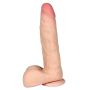 Penis z cyberskóry dildo realistyczne z jądrami 23cm - 5