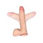 Wyginane dildo penis z cyberskóry jądra przyssawka 23cm - 8