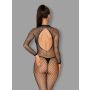 Bodystocking wycięte w kroku siateczka N121 S/M/L - 5