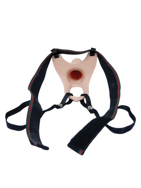 Proteza strap-on pusta przedłużająca penisa 24cm - 2