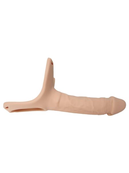 Proteza strap-on pusta przedłużająca penisa 24cm - 3